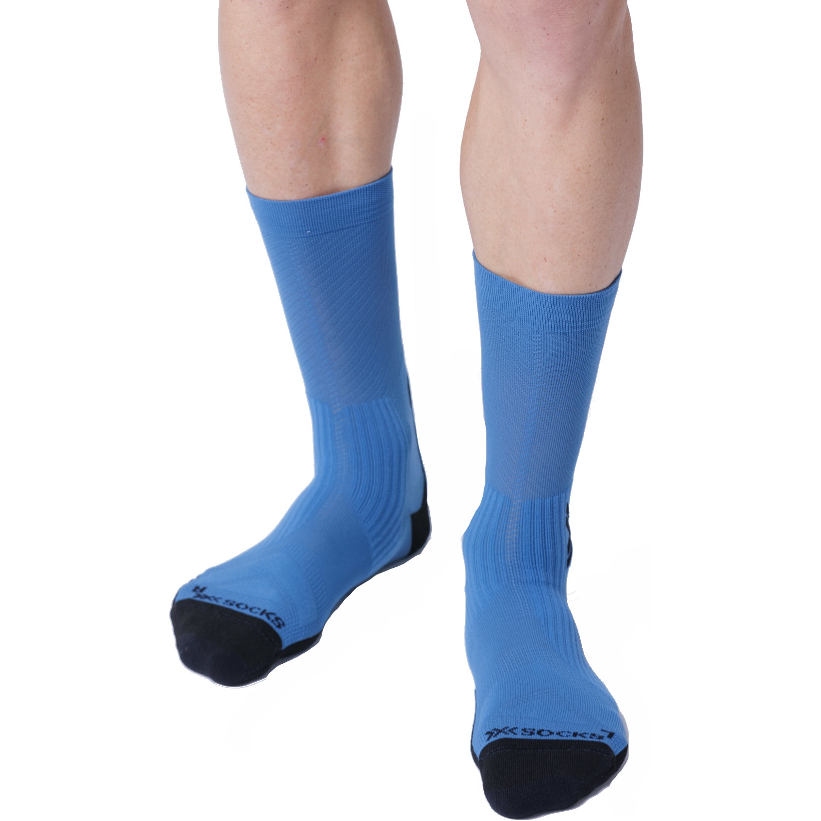 Photo produit de X-Socks Chaussettes Vélo - Bike Perform Crew - mineral blue/x black