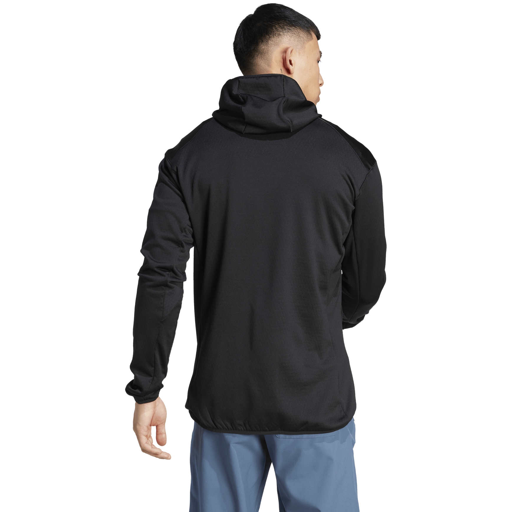 adidas TERREX Xperior Light Fleece Hooded Jacket Men - black
