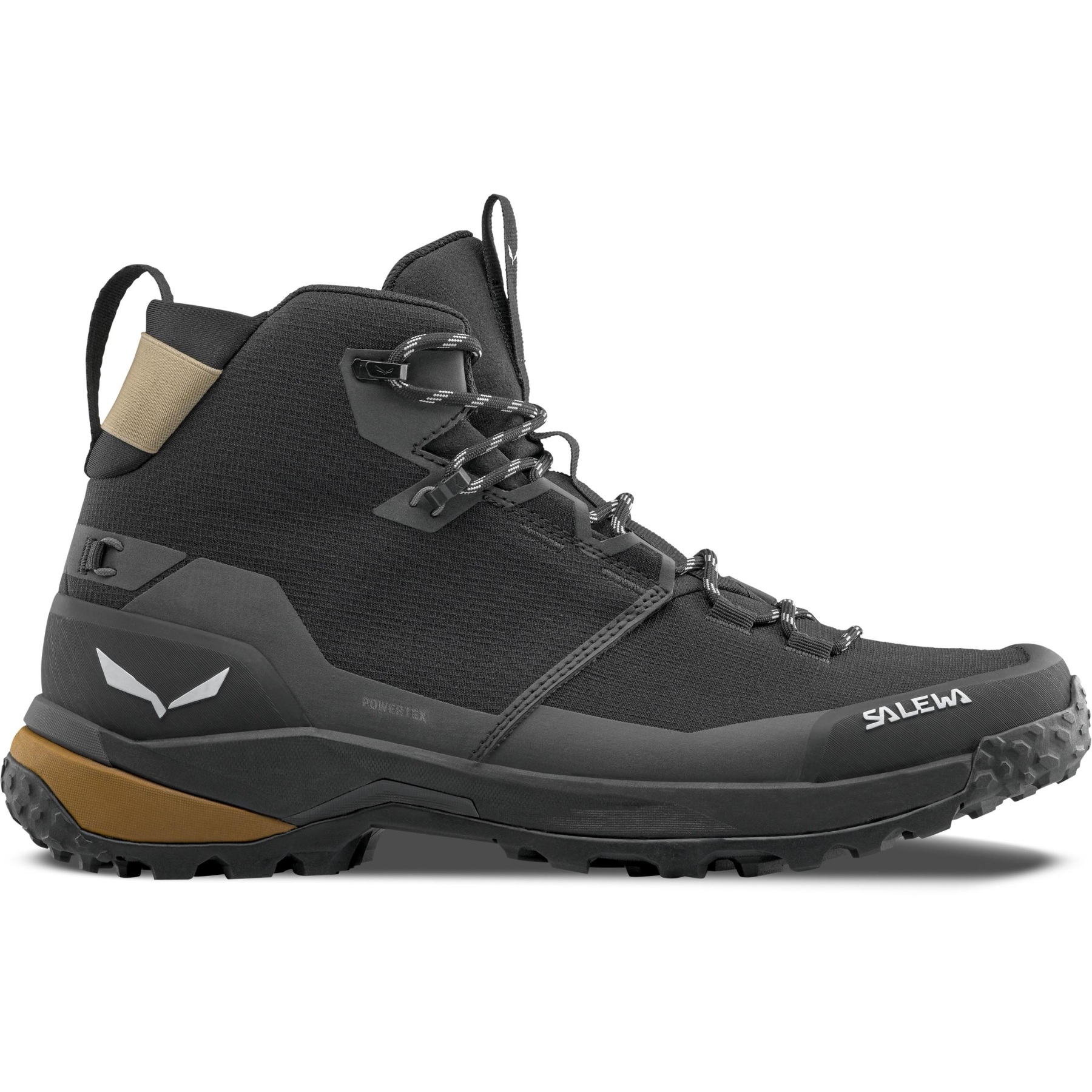 Produktbild von Salewa Puez 2 Mid Powertex Wanderschuhe Herren - schwarz/schwarz 0971