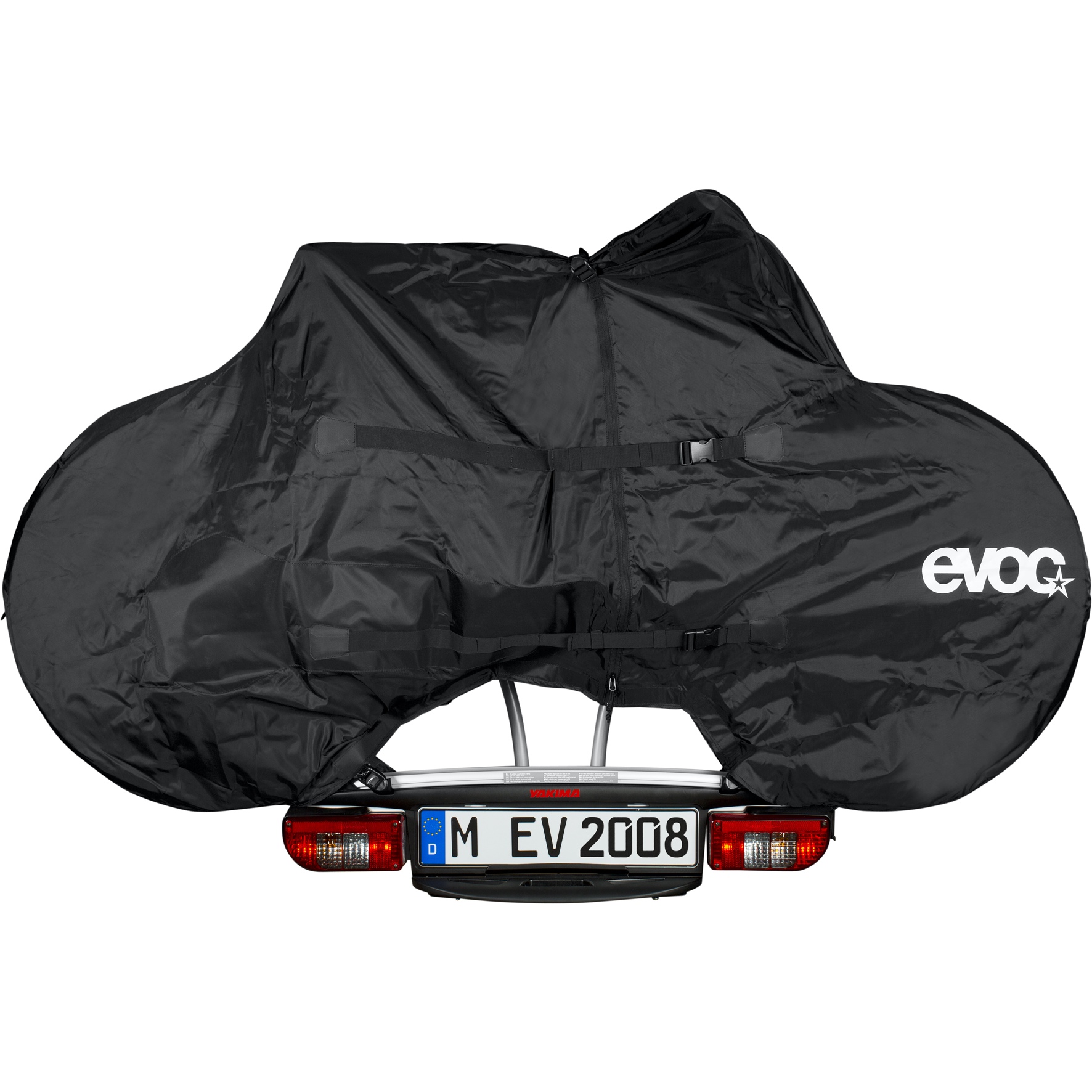 Bicycle cover for car rack on sale