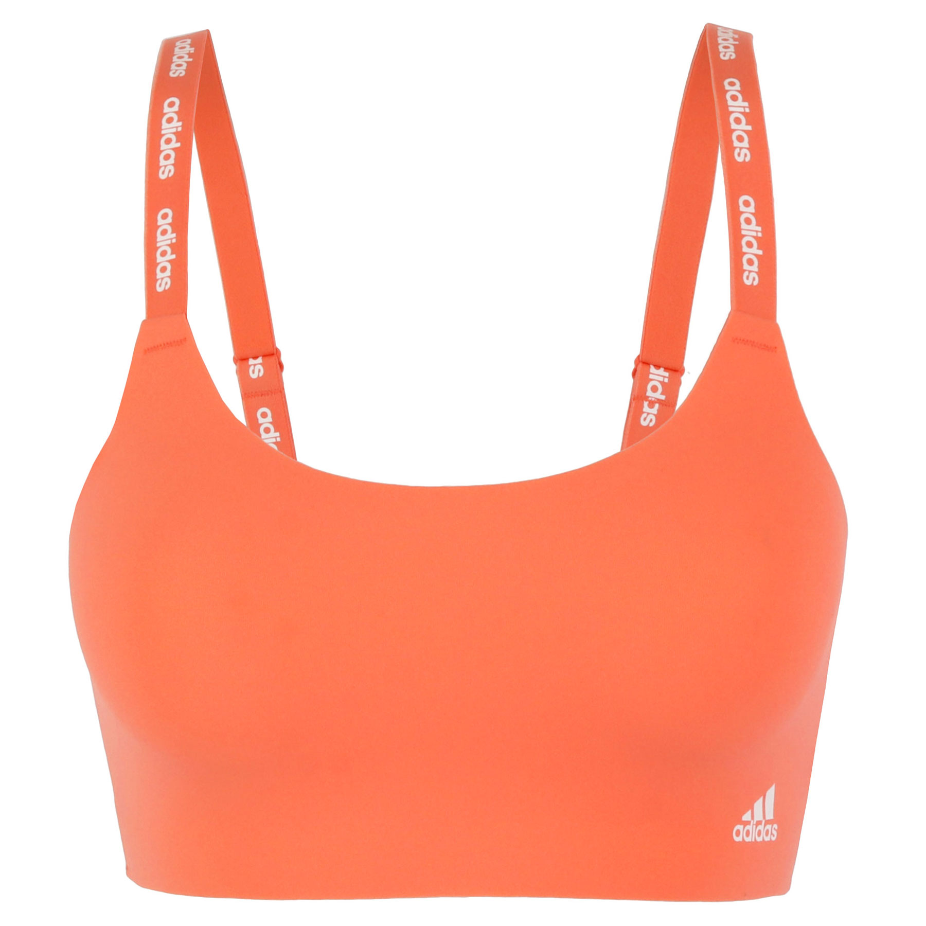 Picture of adidas Sports Underwear Micro Cut Free Scoop Lounge Bra Women - 517-coral