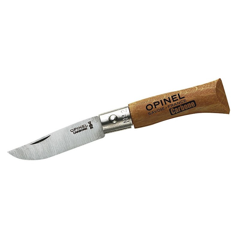 Produktbild von Opinel Messer, N°02 Carbone, nicht rostfrei