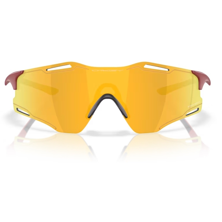 Oakley Cybr Zero Glasses - Matte Iron Red/Prizm 24K