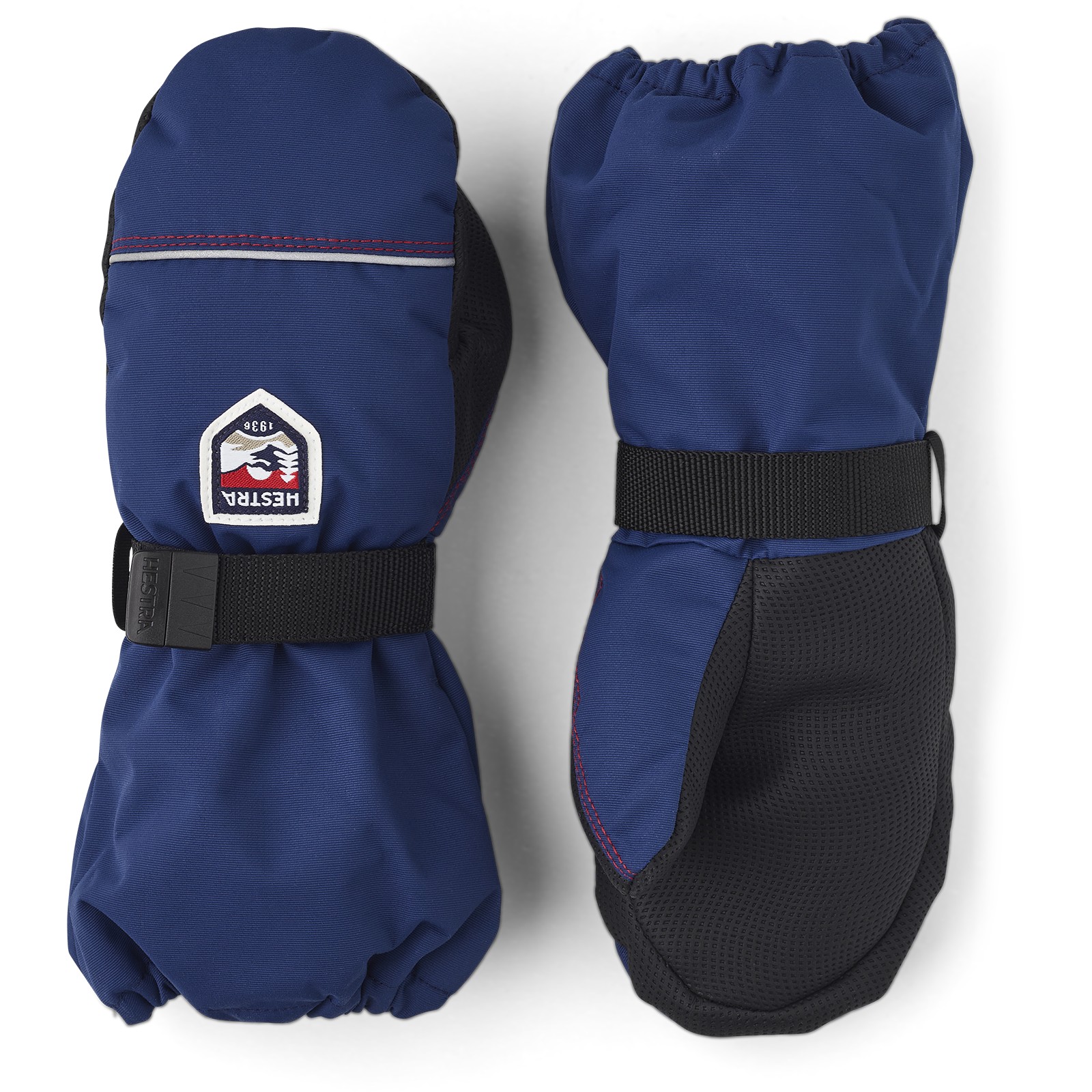 Picture of Hestra Kids&#039; Wool Terry Mittens - medium blue