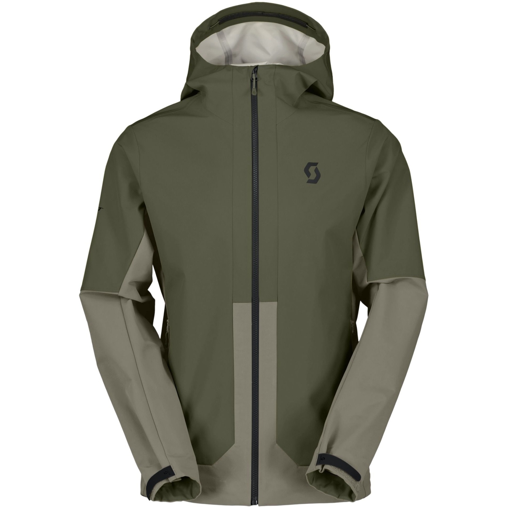 Мужская куртка SCOTT Explorair Softshell - пыльно-серая/douglas green
