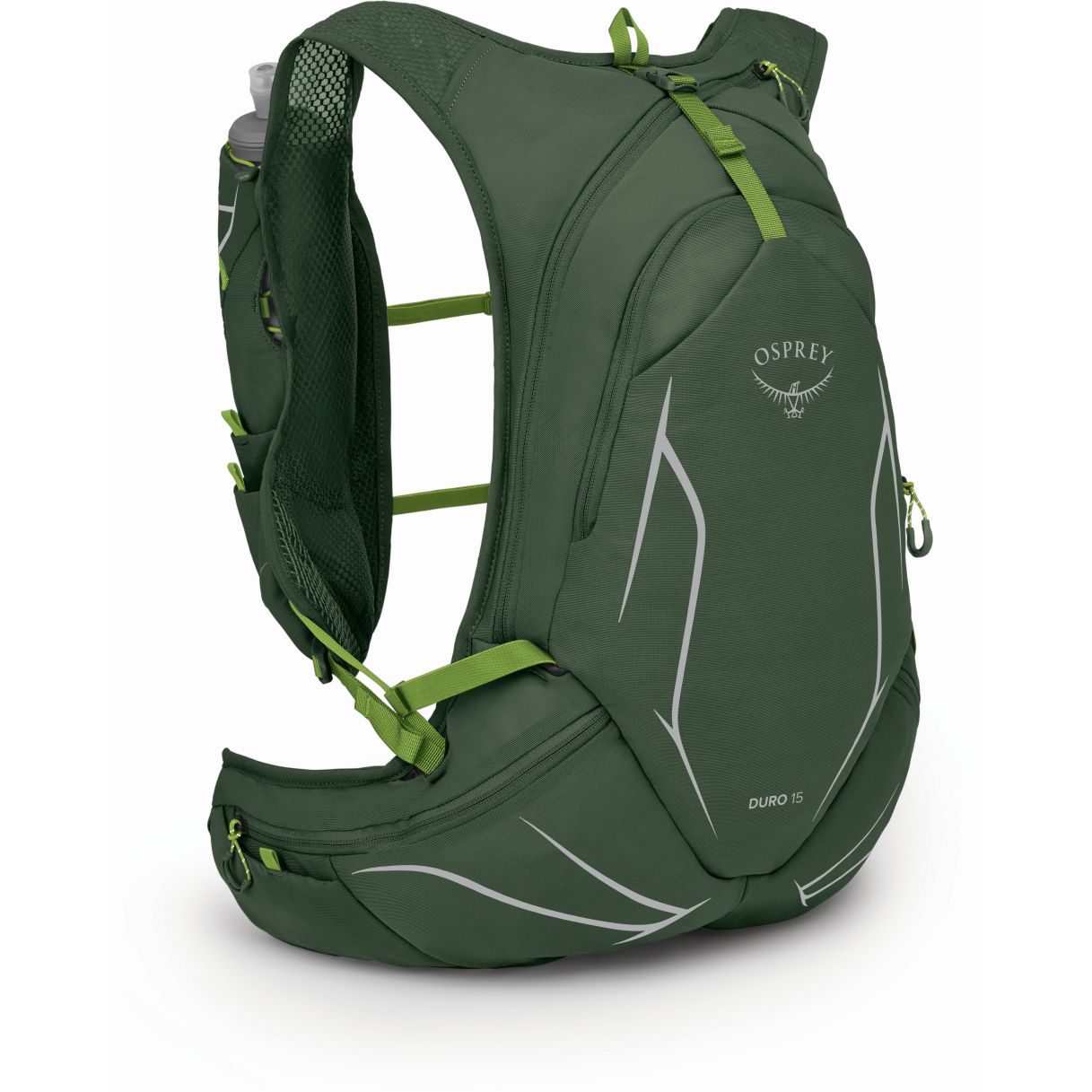 Picture of Osprey Duro 15 Running Backpack - Seaweed Green/Limon - L/XL