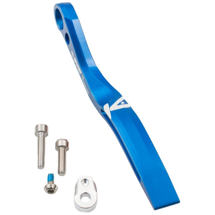 Produktbild von K-Edge Pro Road Braze-on Chain Catcher Kettenführung für Anlötumwerfer - 2-fach - blau
