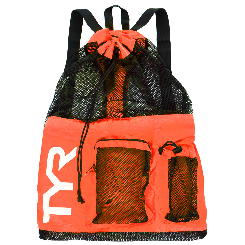 Picture of TYR Big Mesh Mummy Backpack 40L - fluo orange