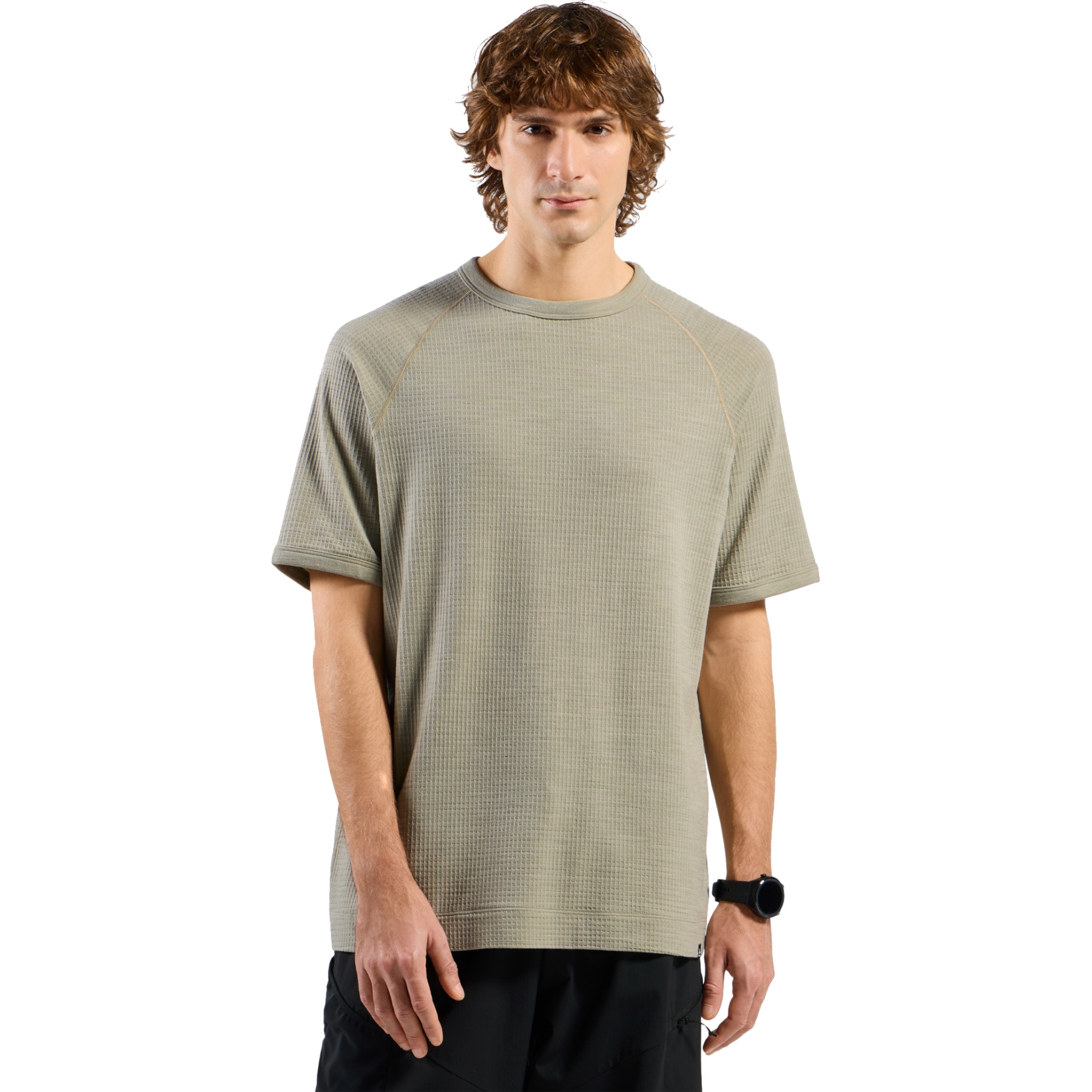 Obraz Odlo Ascent Merino-Blend Waffle T-Shirt Men - agate gray