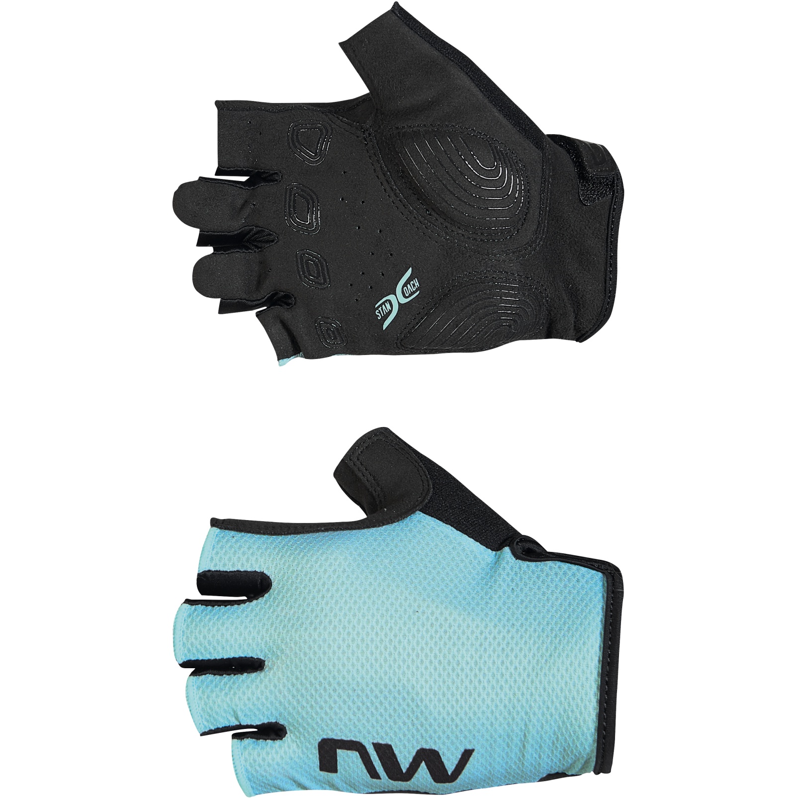 Picture of Northwave Active Short Finger Gloves Men - blue surf 24