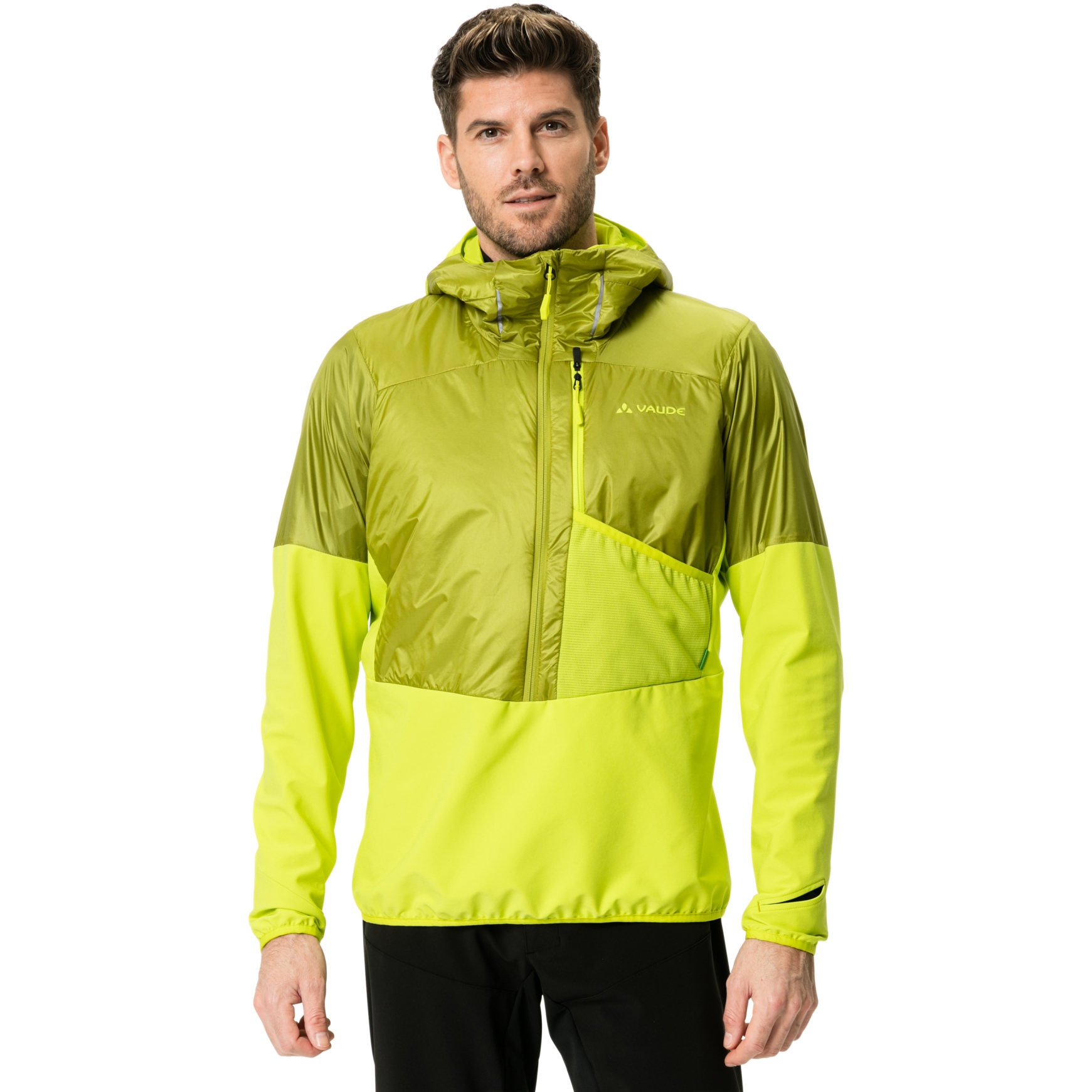 Vaude Larice Half Zip Jacke Herren - wild lime | BIKE24
