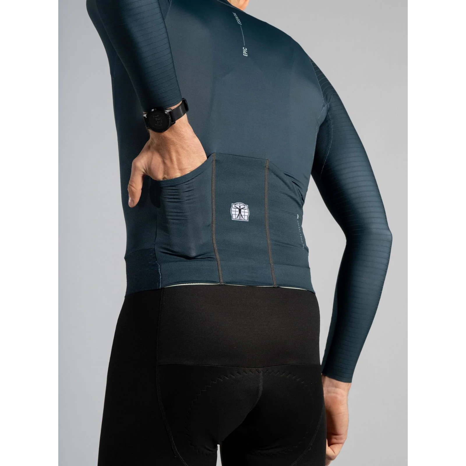 Bioracer Epic Essential Longsleeve Cycling Jersey Men - graphite