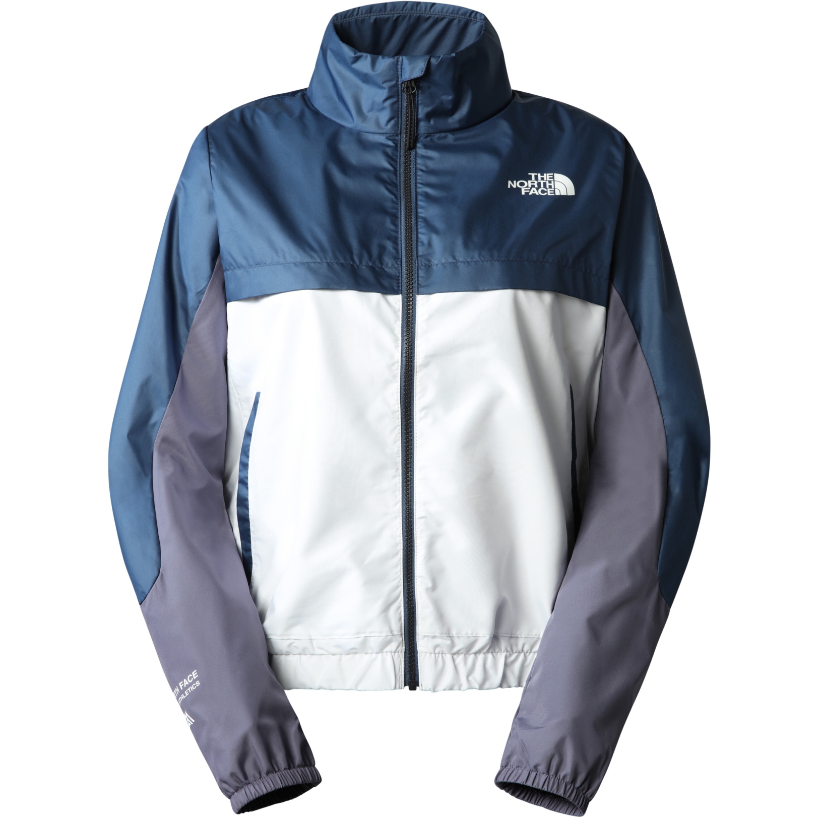 Productfoto van The North Face Mountain Athletics Windjas Dames - TNF White/Lunar Slate/Shady Blue
