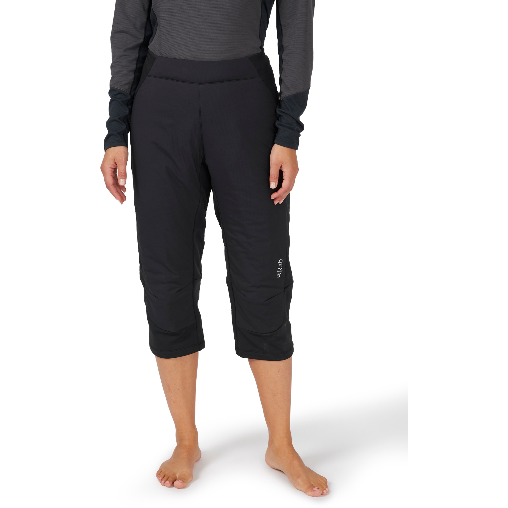 Picture of Rab Xenair 3/4 Insulated Pants Women - ebony