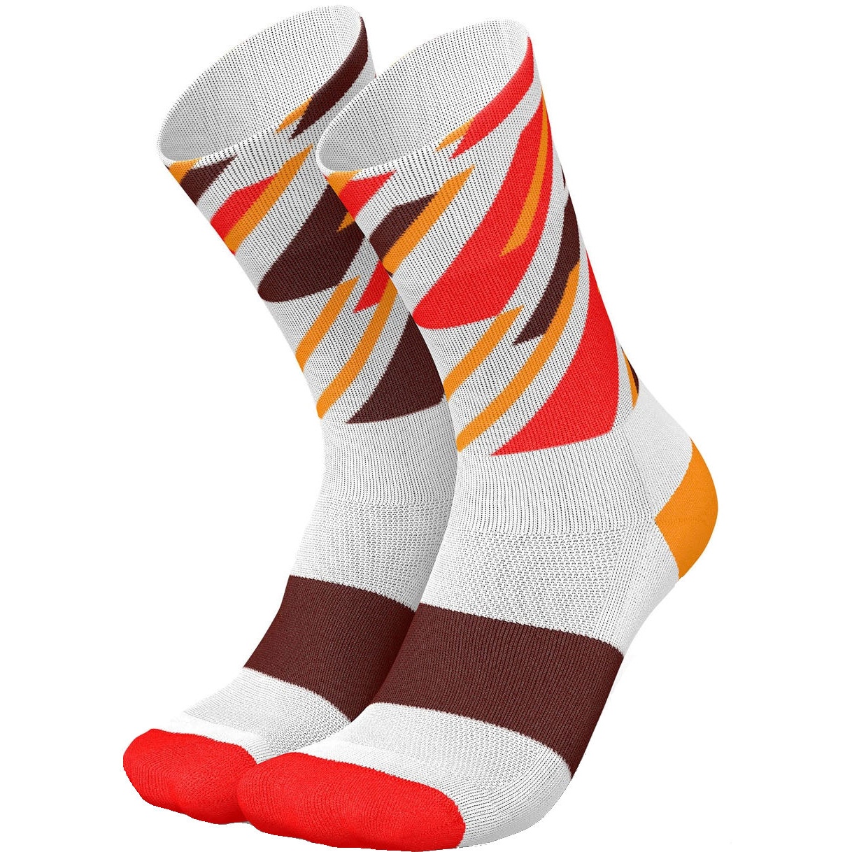 Picture of INCYLENCE Running Dashes Socks - White Inferno