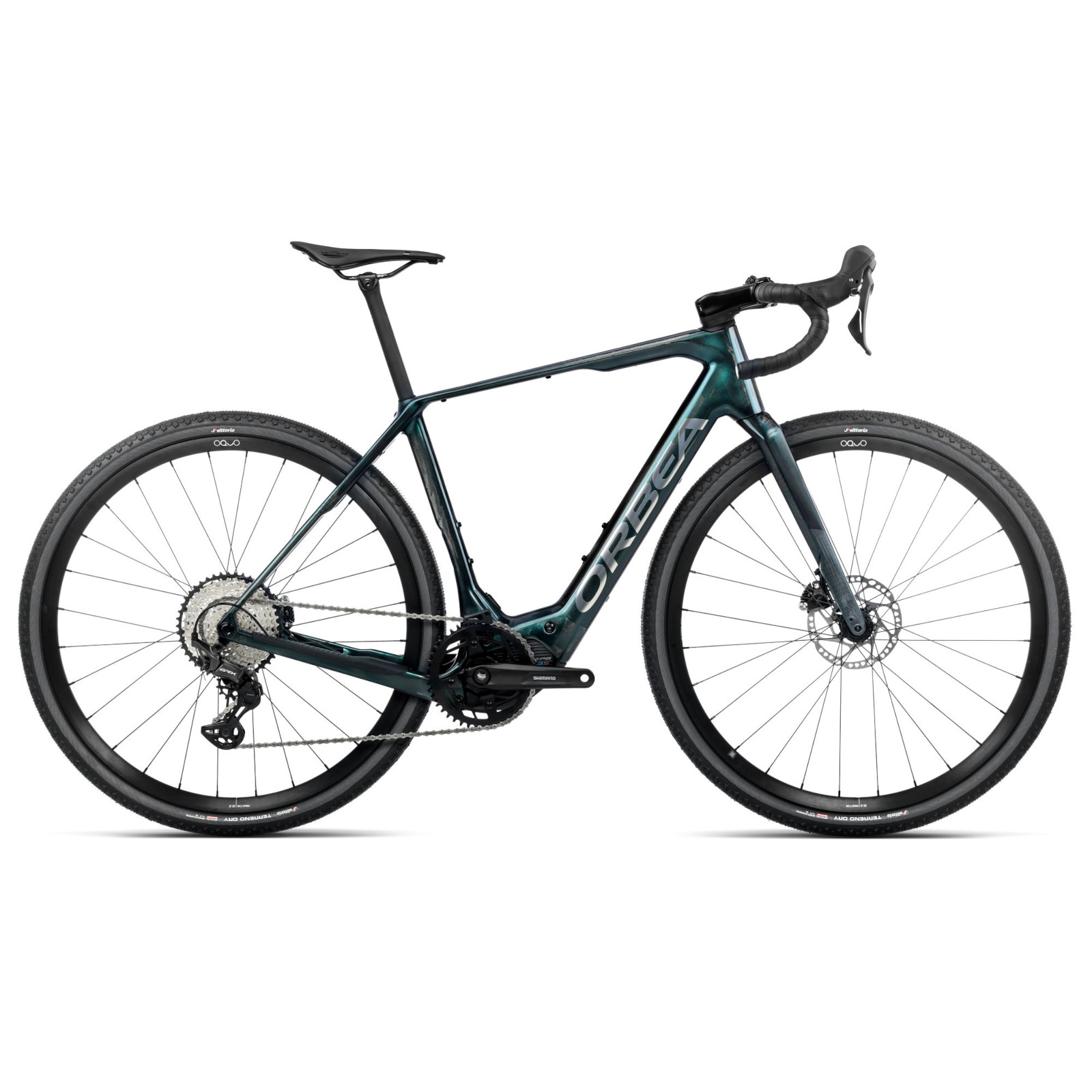 Productfoto van Orbea DENNA M30 - Gravel E-Bike - 2025 - Escape Green (gloss) - Foggy (matt)