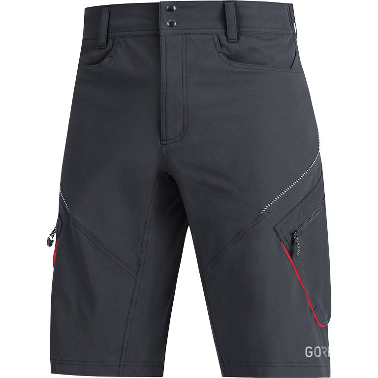 Picture of GOREWEAR C3 Trail Shorts - black/red 9935