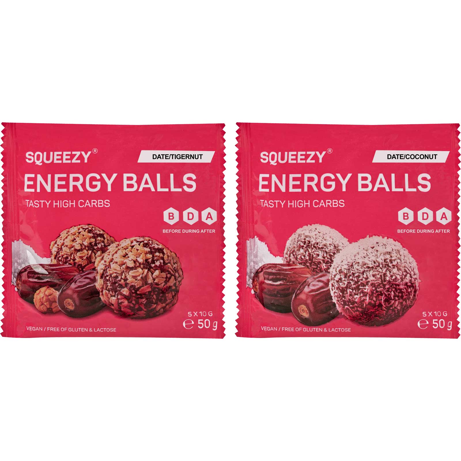 Picture of Squeezy Energy Balls - Carbohydrate Snack - 50g