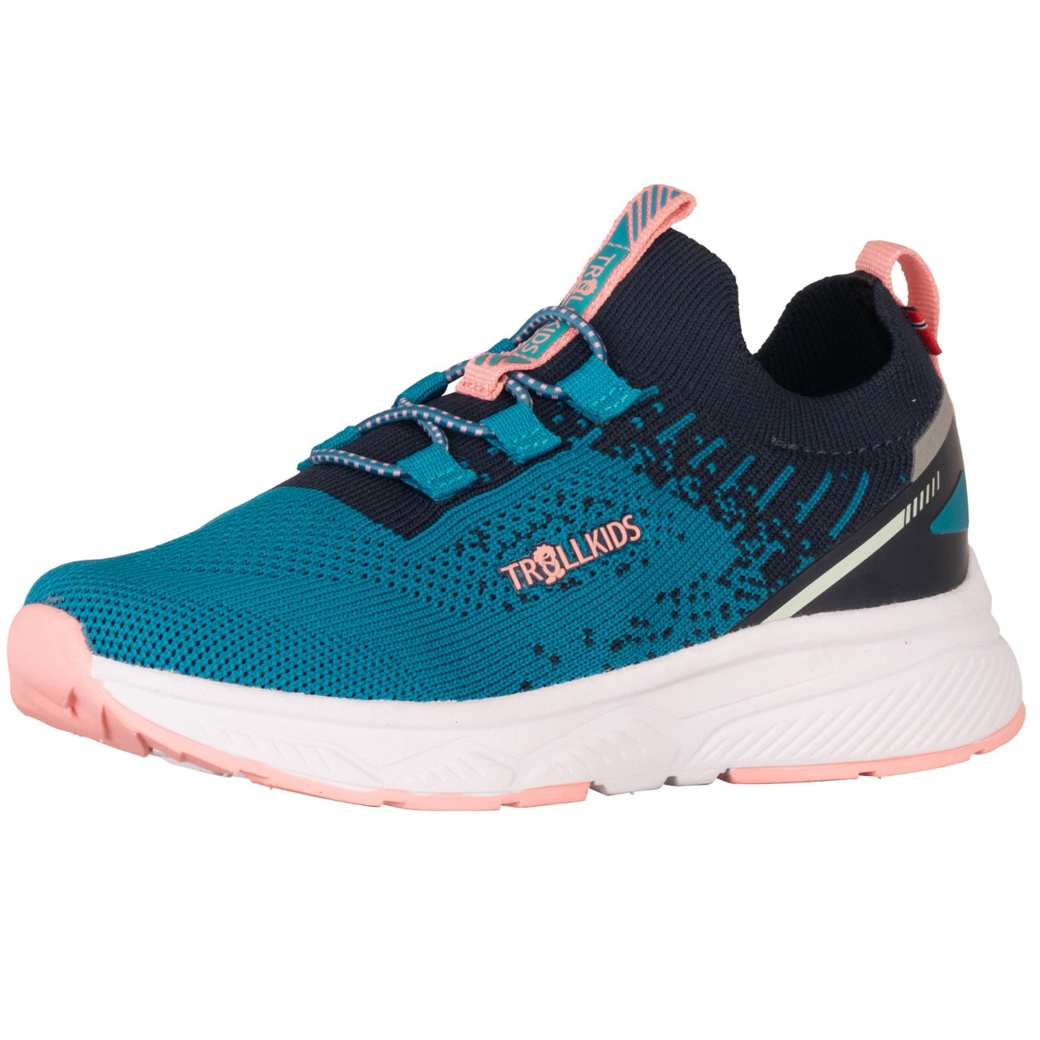 Produktbild von Trollkids Balestrand Sneaker Kinder - Harbor Blue/Madeira Blue/Peony Rose