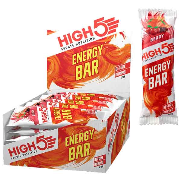 Produktbild von High5 Energy Bar - Kohlenhydrat-Riegel - MHD 30.04.2024 - 12x55g