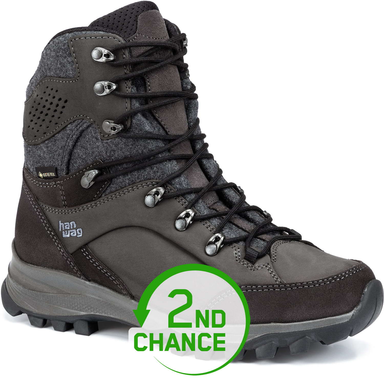 Picture of Hanwag Banks Winter GTX Hiking Shoes Women - Asphalt/Asphalt - 2nd Choice