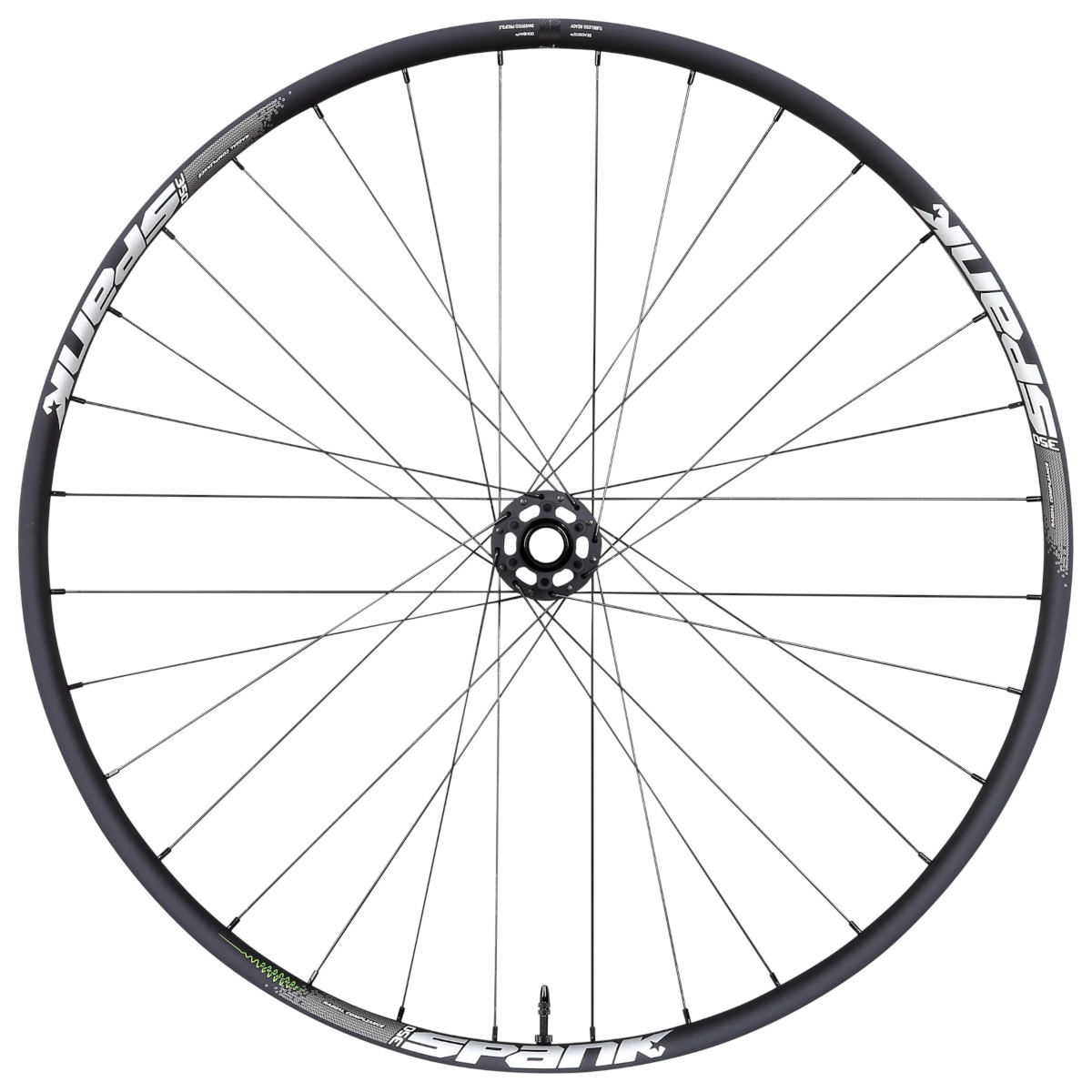 Picture of Spank 350 VibroCore 29 Inches Front Wheel - 6-Bolt - 32H - 15x110/20x110mm Boost - black