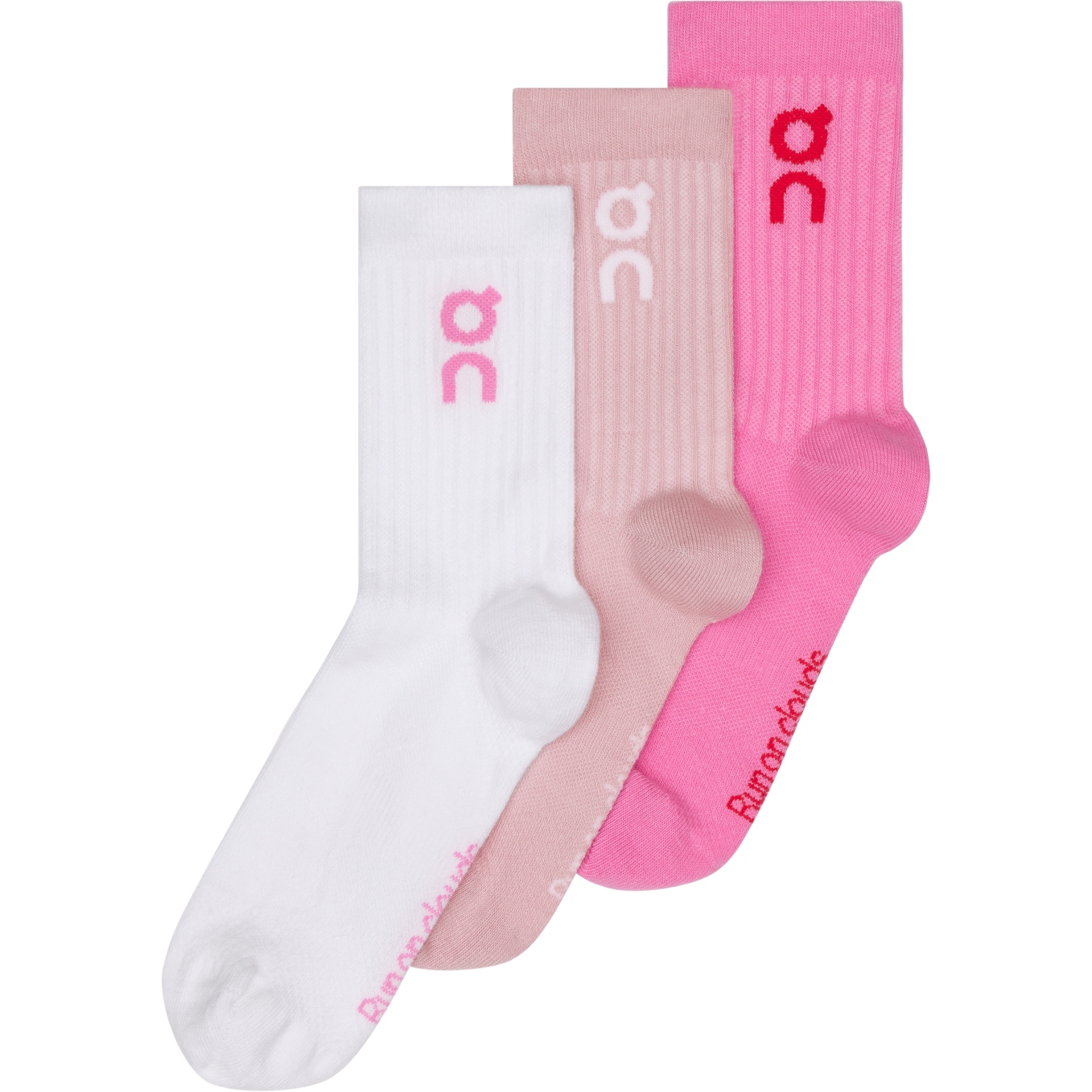 Produktbild von On Logo High Socken Unisex - 3er-Pack - Mauve | Raspberry