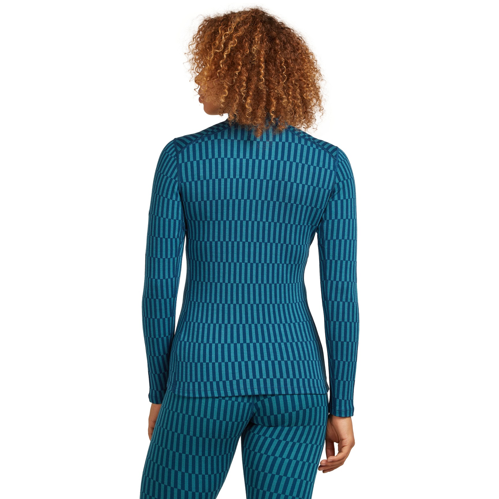 Icebreaker Merino 260 Tech Vertex Long Sleeve Half Zip Snow Grid
