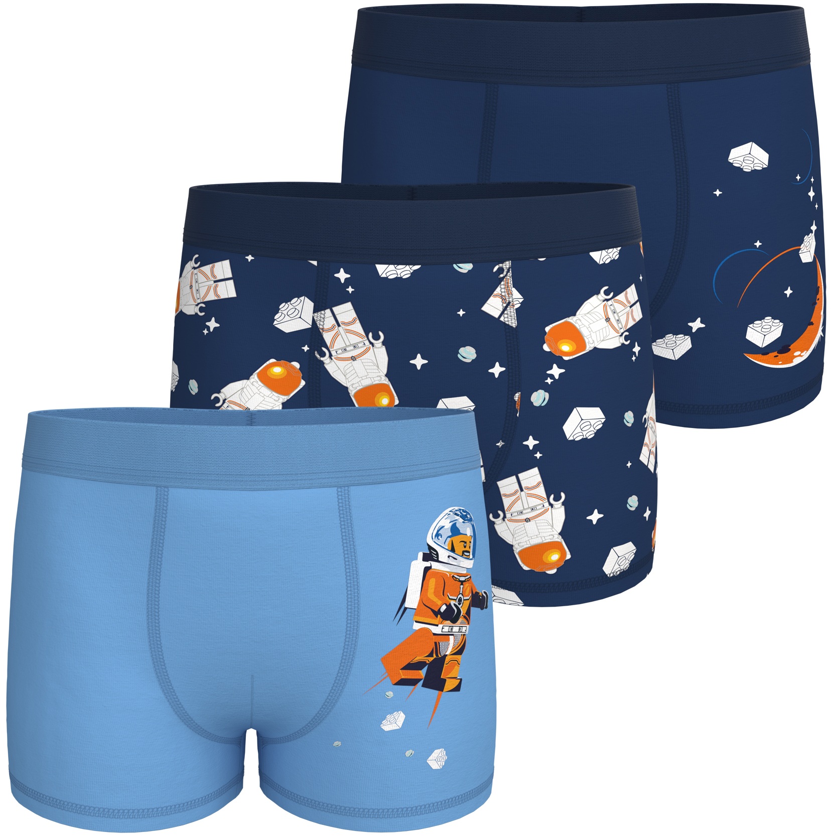 Picture of LEGO® M12010629 - Boys Boxer Shorts (3 Pack) - Light Blue