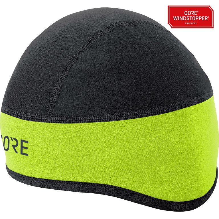 Bild von GOREWEAR C3 GORE® WINDSTOPPER® Helmet Kappe - neon yellow/schwarz 0899