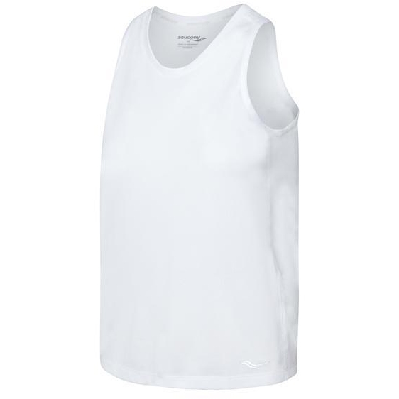 Picture of Saucony Stopwatch Women&#039;s Singlet - white