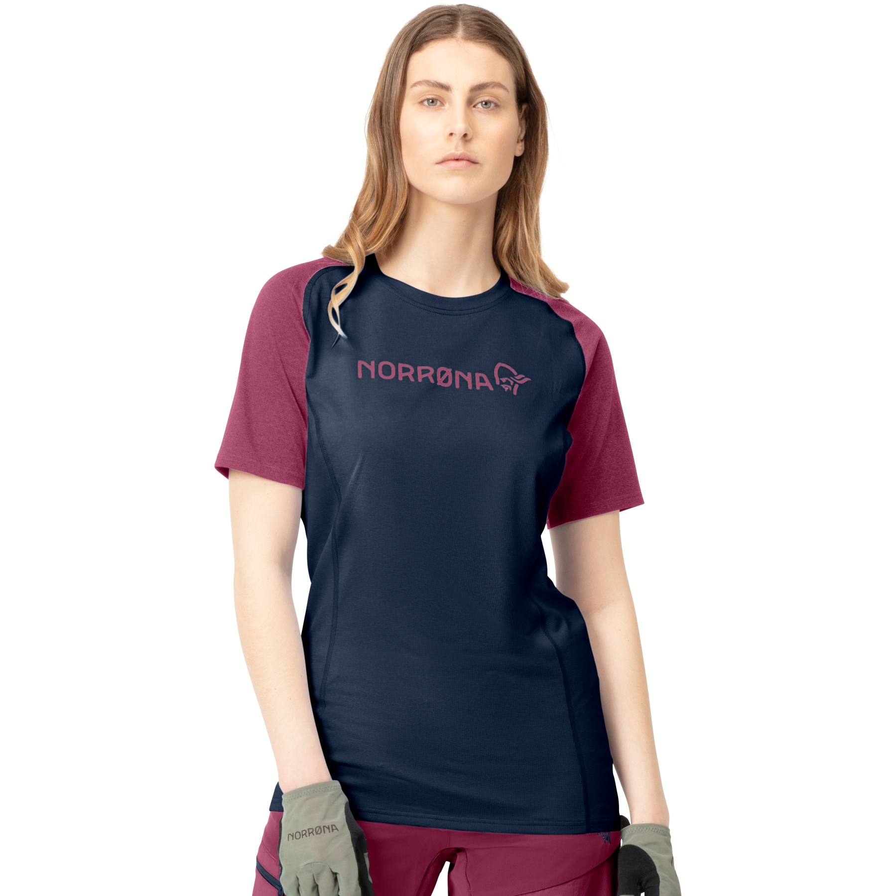 Produktbild von Norrona fjørå equaliser lightweight T-Shirt Damen - Violet Quartz/Indigo Night