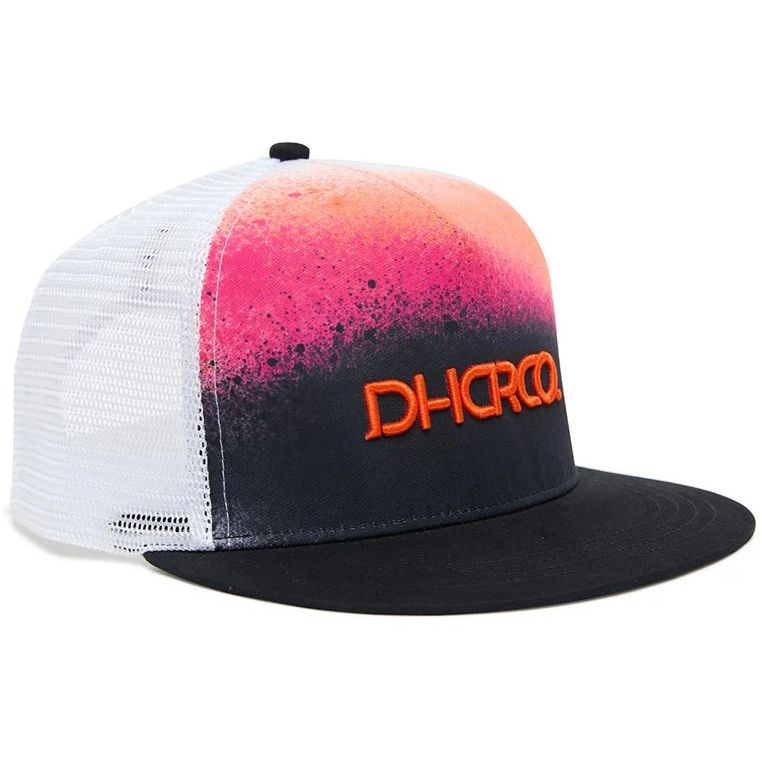 Picture of DHaRCO Flat Brim Trucker - Black Snake