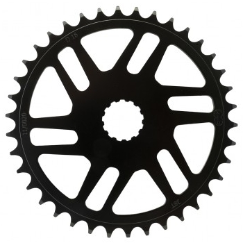 Image of KMC Chainring Front 11/128" Direct Mount for Bosch Gen. 3 - black