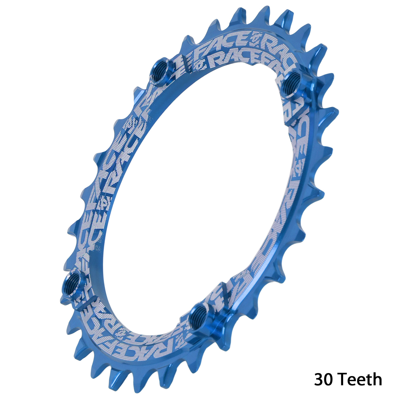 Race Face Narrow Wide Chainring - 4 Bolt - 104mm - blue | BIKE24