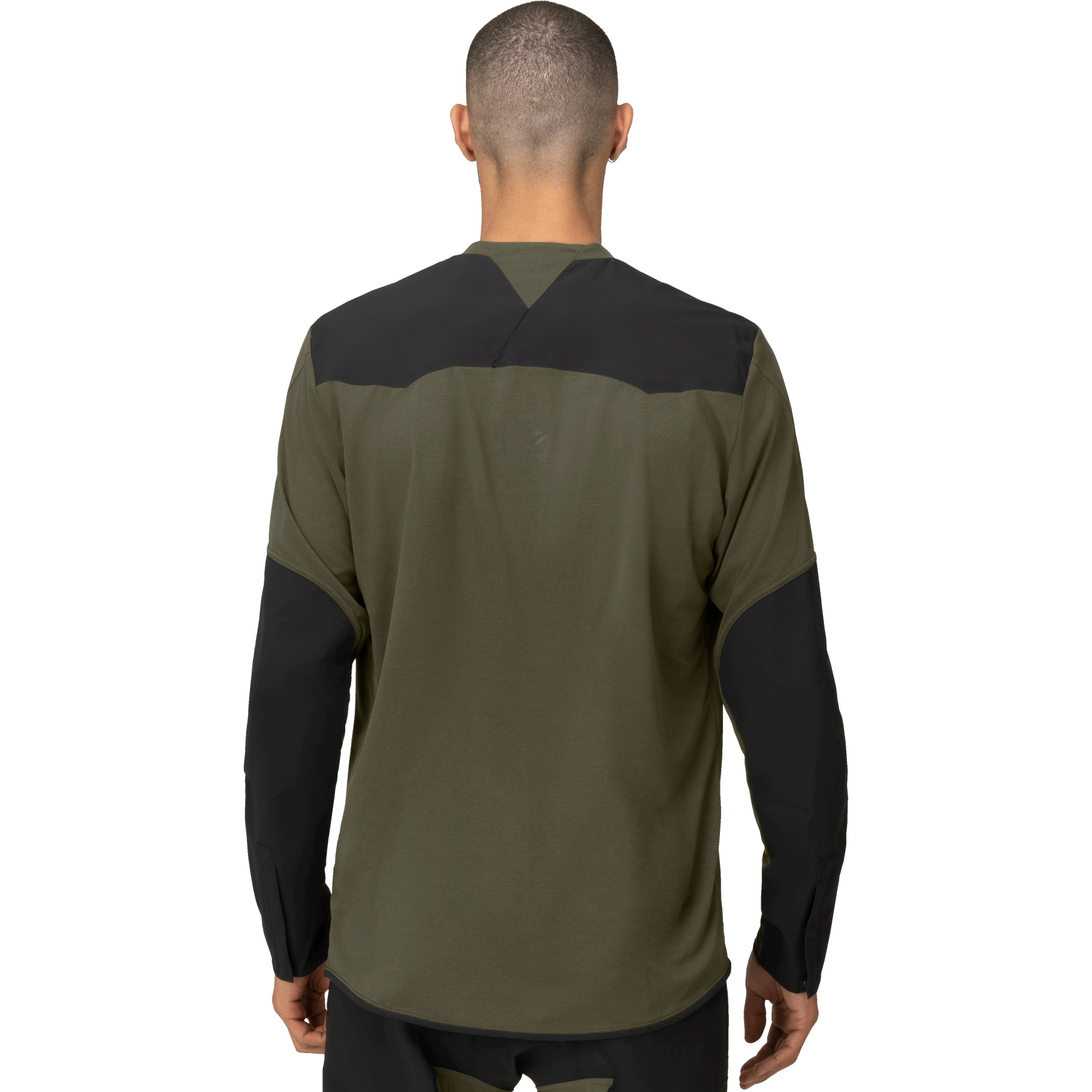 Norrona skibotn equaliser tech Long sleeve Shirt Men - Olive Night