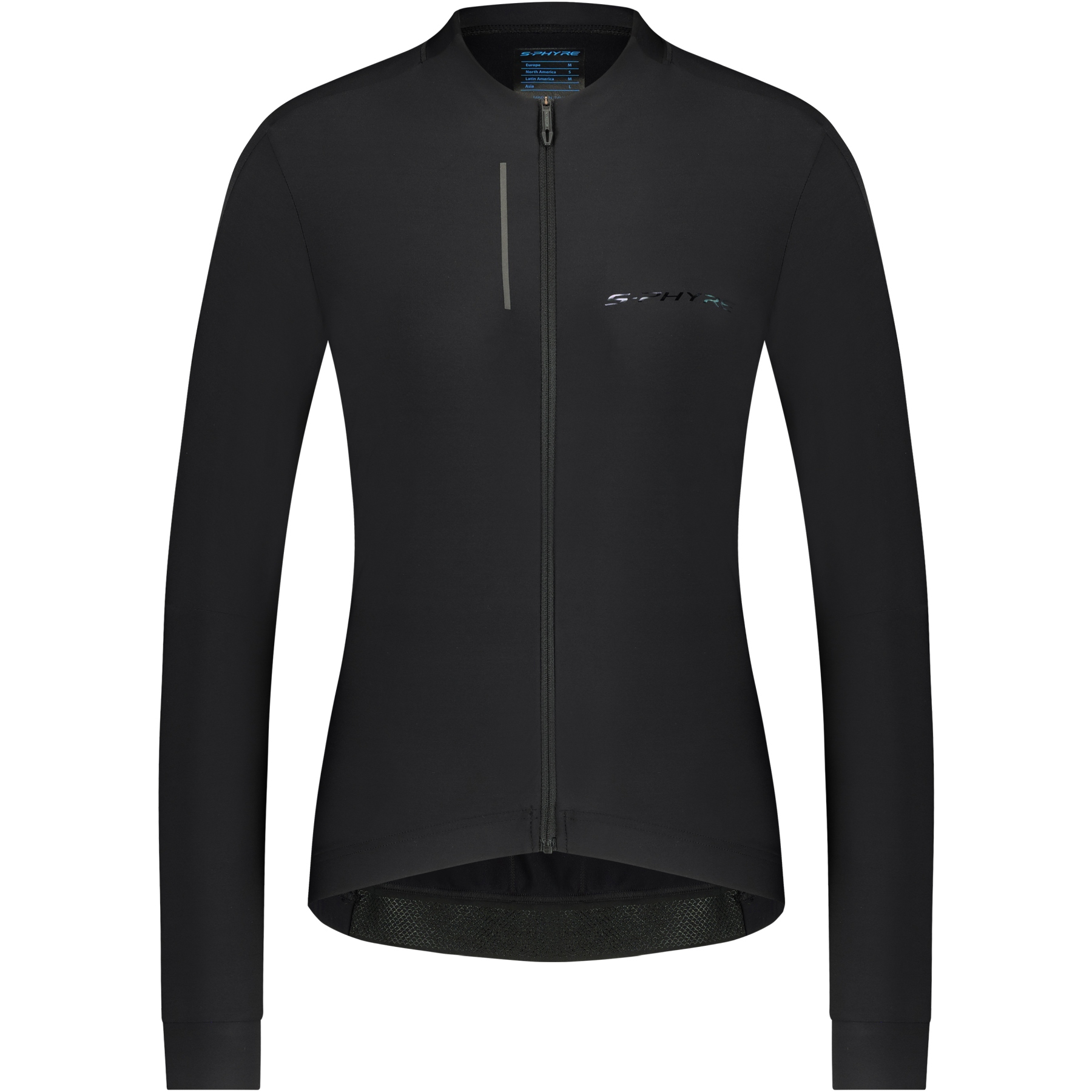 Женский термо-свитер Shimano S-Phyre с длинным рукавом - черный