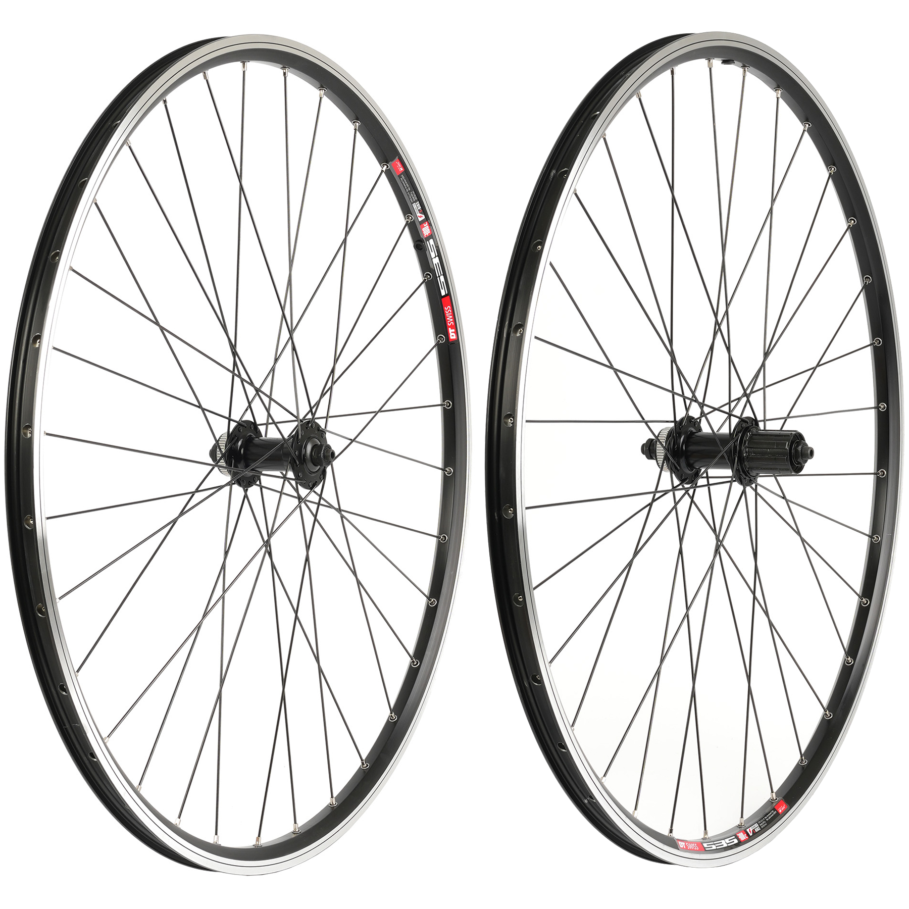 Zdjęcie: Shimano | DT Swiss 535 Wheelset - 28&quot; - 10x100mm | 10x135mm | QR - Shimano HG