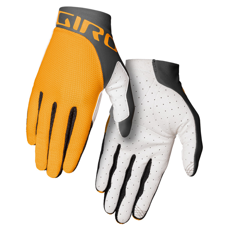 Picture of Giro Trixter Gloves - glaze yellow/portaro grey