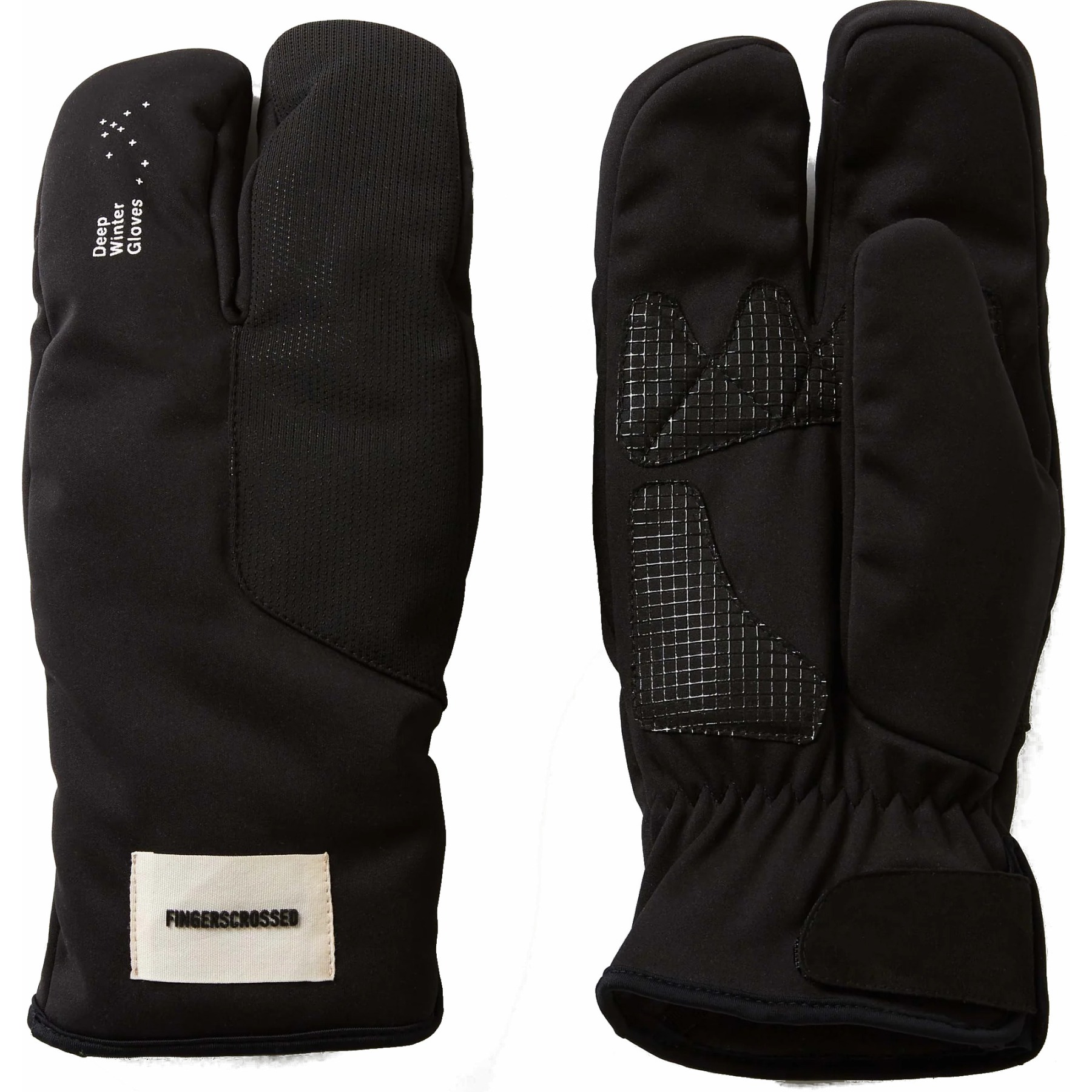 Productfoto van FINGERSCROSSED Deep Winter Fietshandschoenen - Zwart