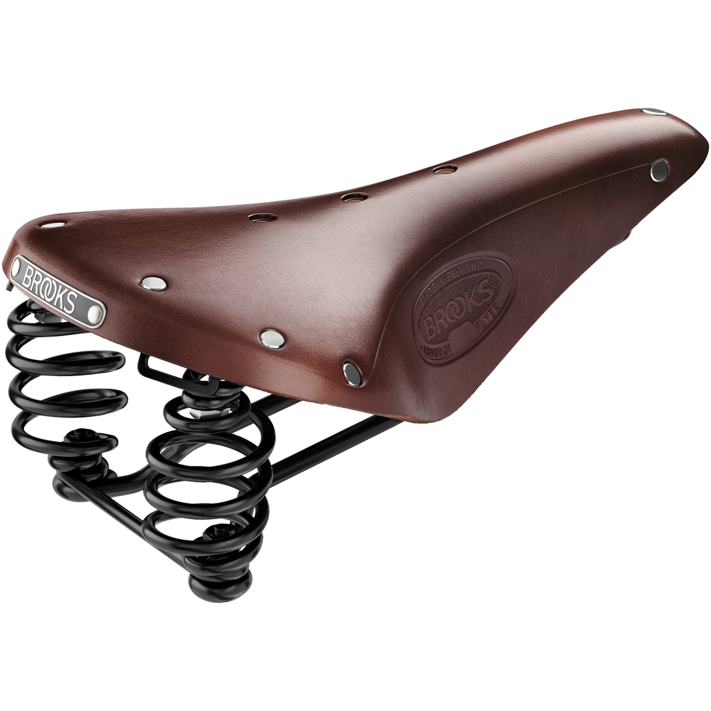 Image of Brooks Flyer Bend Leather Saddle - brown
