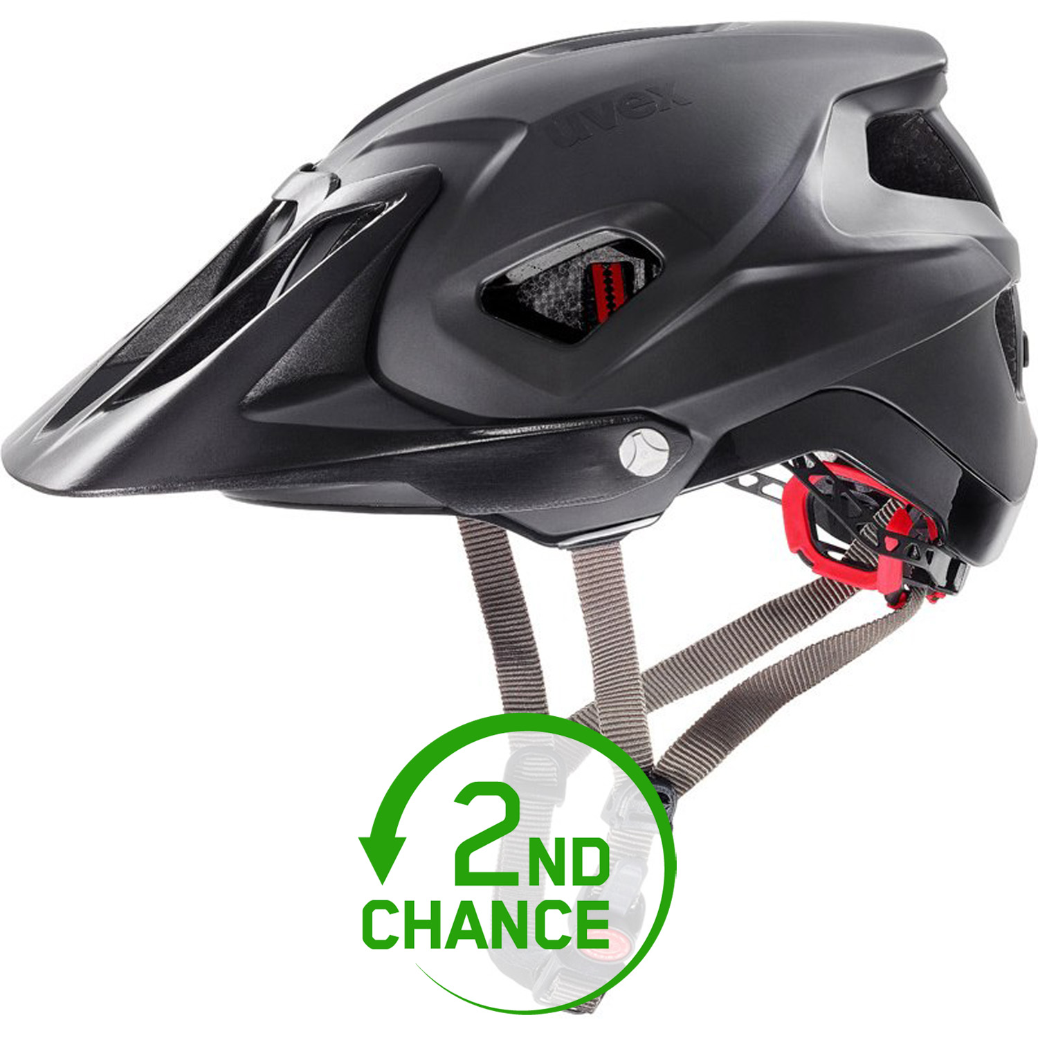 Produktbild von Uvex quatro integrale Helm - schwarz matt - B-Ware