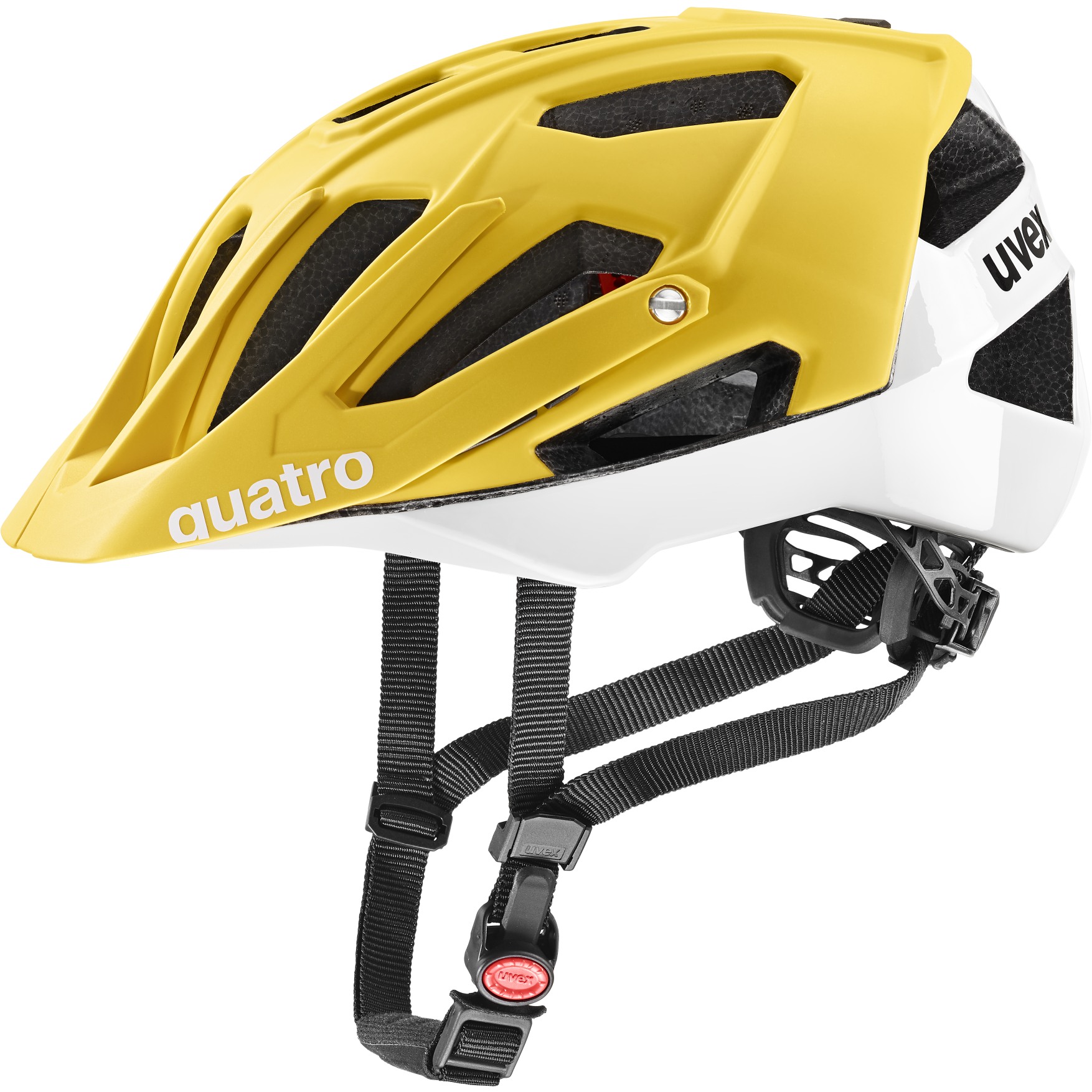 Picture of Uvex quatro cc Helmet - sunbee-white matt
