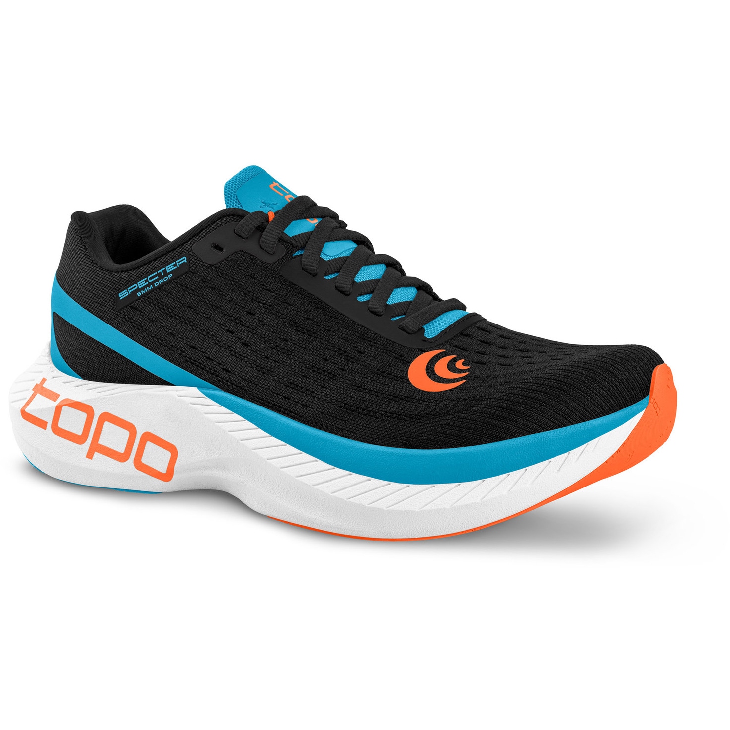 Image of Topo Athletic Specter Men's Running Shoe - black/blue