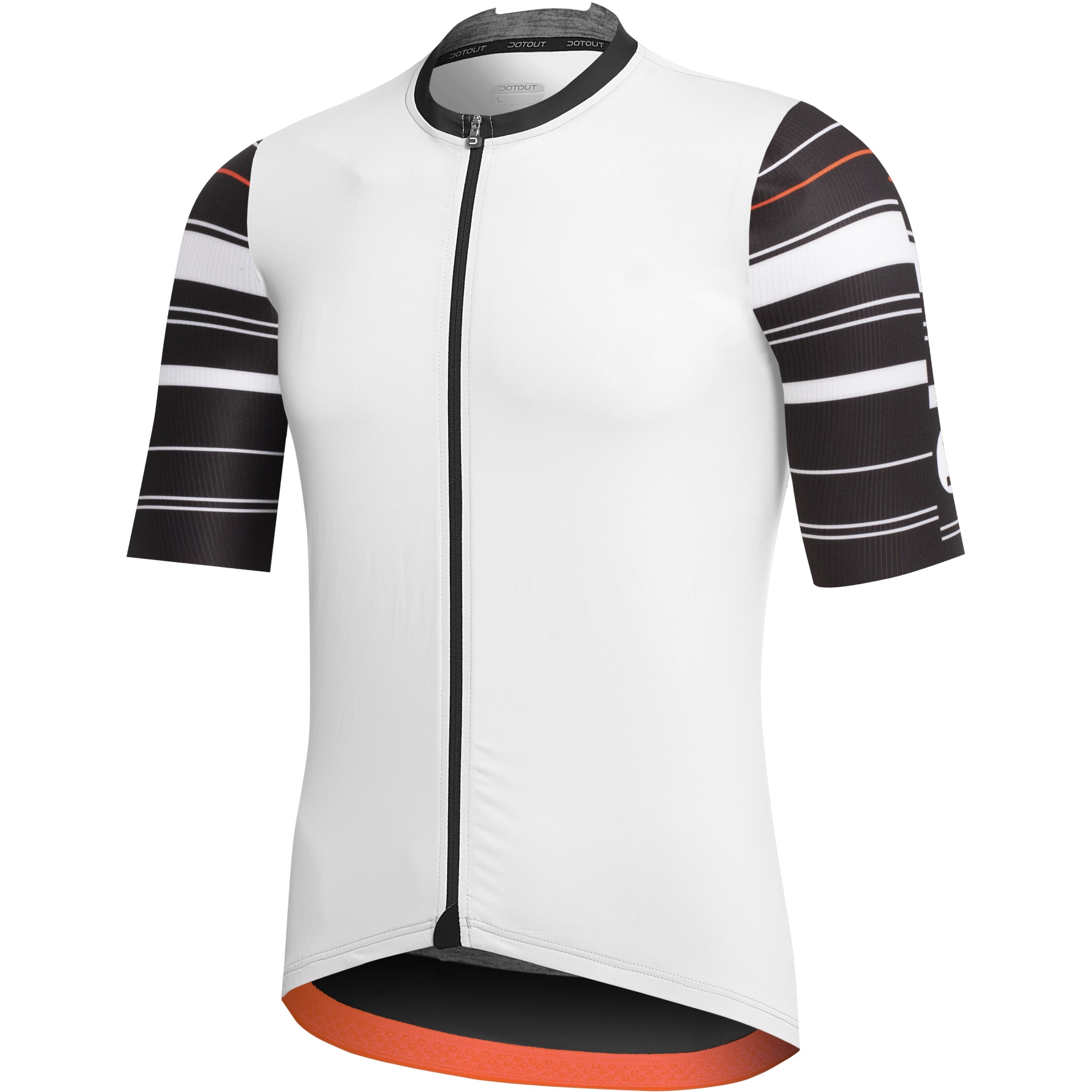 Produktbild von Dotout Stripe 2.0 Fahrradtrikot Herren - ice white