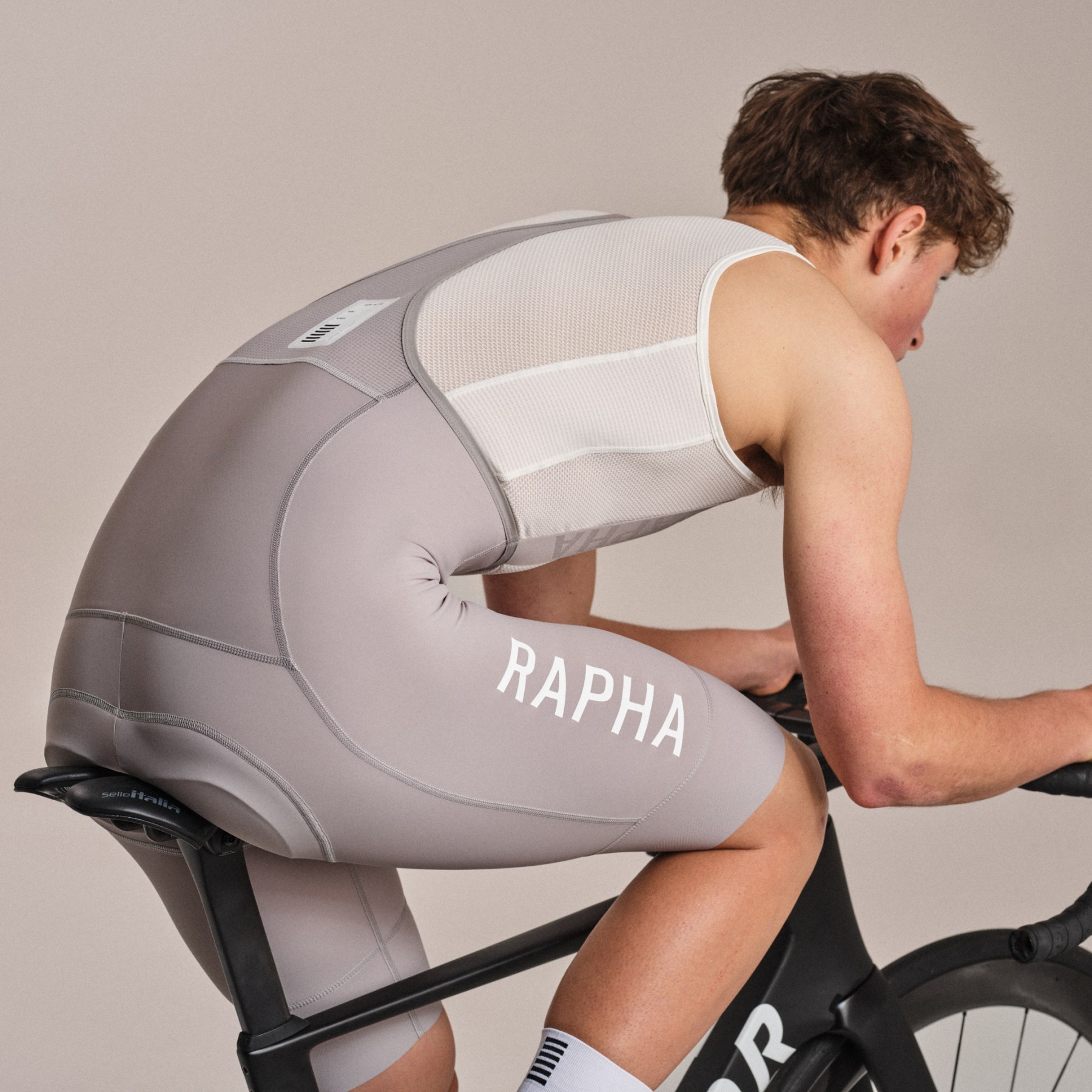 Rapha Pro Team Training Bib Shorts Men - smoky silver/smoky silver