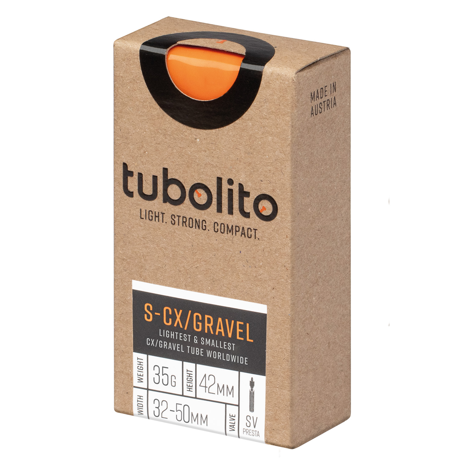 Productfoto van Tubolito CX/Gravel Binnenband - 27.5/28&quot; | S-Tubo | 32-50mm - oranje