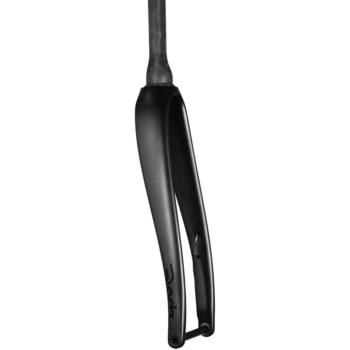 Bild von Deda Gera Allroad Gabel - 28" | Carbon | DRC | Tapered 1 1/8" - 1 1/2" D-Shape | Flatmount | 45mm Offset - 12x100mm - matt finish - polished on black (POB) logo
