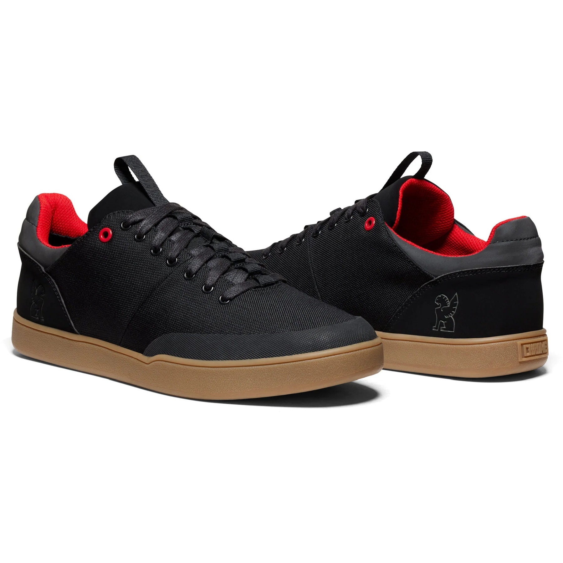 CHROME Bromley Low Shoes - Black / Gum | BIKE24
