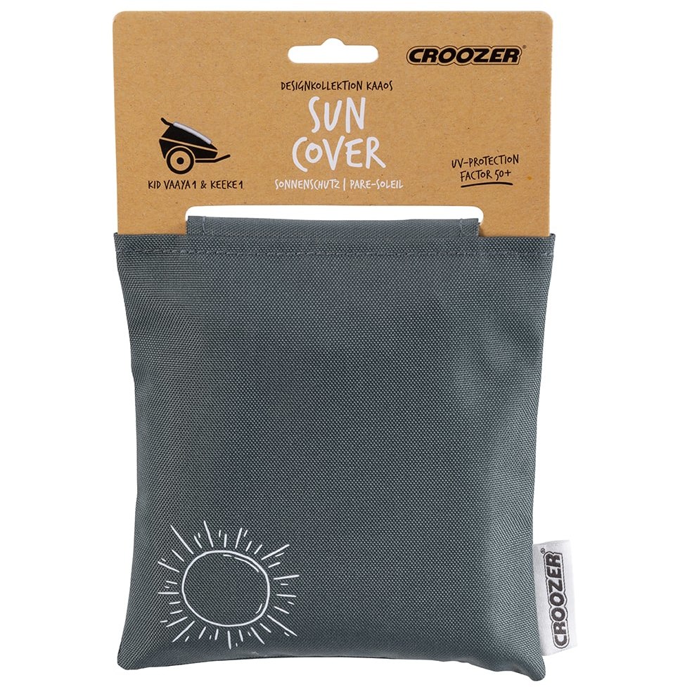 Croozer Sun Cover for Kid Vaaya Bike Trailer - graphite blue